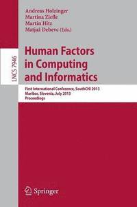 bokomslag Human Factors in Computing and Informatics