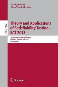 bokomslag Theory and Applications of Satisfiability Testing - SAT 2013
