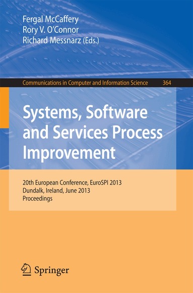 Fergal McCaffery, Rory V. O’Connor, Richard Messnarz - Systems, Software and Services Process Improvement, Häftad