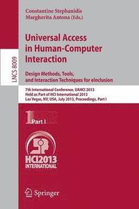 bokomslag Universal Access in Human-Computer Interaction: Design Methods, Tools, and Interaction Techniques for eInclusion