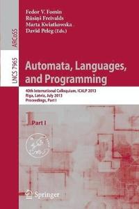 bokomslag Automata, Languages, and Programming