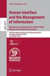 bokomslag Human Interface and the Management of Information