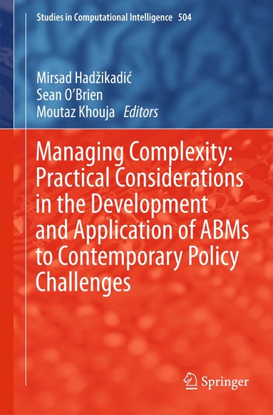 Mirsad Hadzikadic, Sean O’Brien, Moutaz Khouja - Managing Complexity: Practical Considerations in the Development and Application of ABMs to Contemporary Policy Challenges, Inbunden