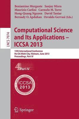 bokomslag Computational Science and Its Applications -- ICCSA 2013