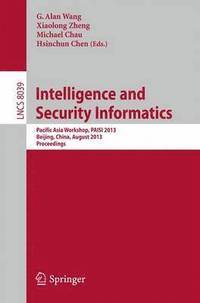 bokomslag Intelligence and Security Informatics