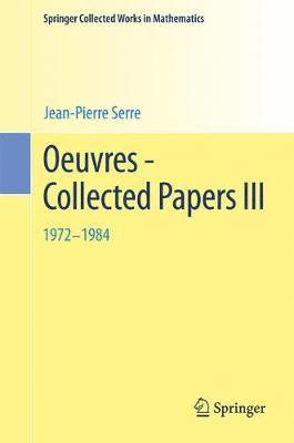 bokomslag Oeuvres - Collected Papers III