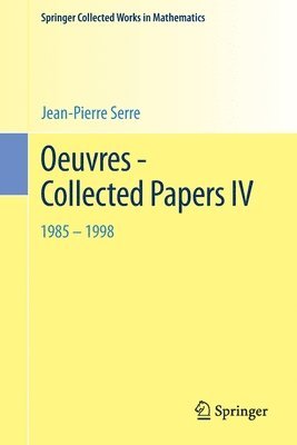 Oeuvres - Collected Papers IV 1