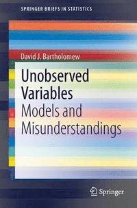 bokomslag Unobserved Variables