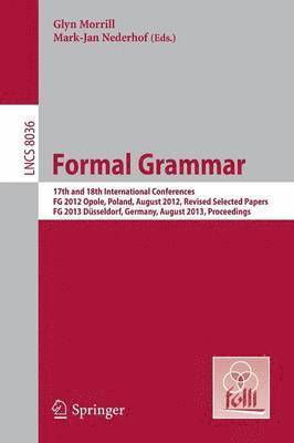 bokomslag Formal Grammar