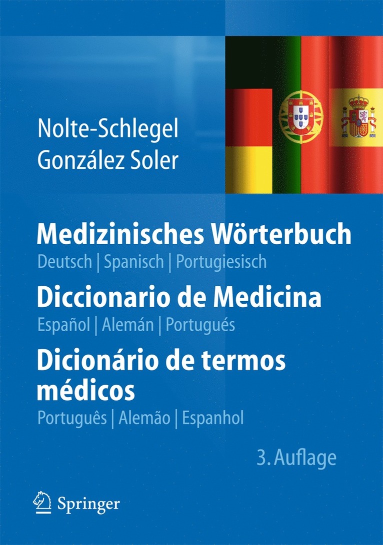 Irmgard Nolte-Schlegel, Joan José González Soler - Medizinisches Wörterbuch/Diccionario de Medicina/Dicionário de termos médicos, Häftad