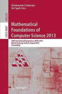 bokomslag Mathematical Foundations of Computer Science 2013
