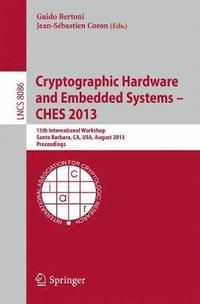 bokomslag Cryptographic Hardware and Embedded Systems -- CHES 2013