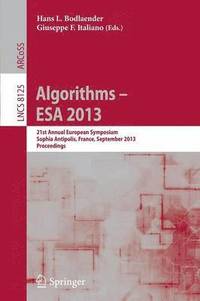 bokomslag Algorithms - ESA 2013