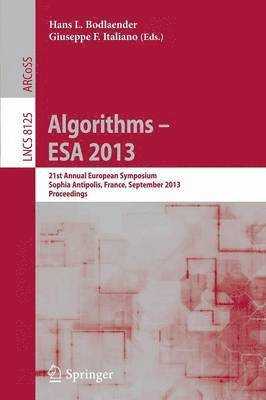 Algorithms – ESA 2013