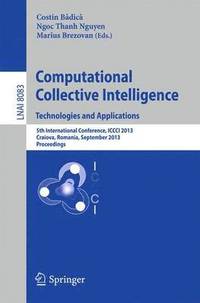 bokomslag Computational Collective Intelligence. Technologies and Applications