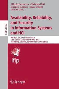 bokomslag Availability, Reliability, and Security in Information Systems and HCI