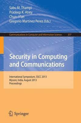 bokomslag Security in Computing and Communications