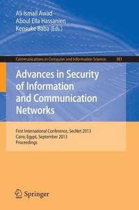 bokomslag Advances in Security of Information and Communication Networks