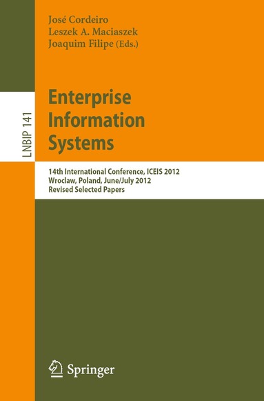 José Cordeiro, Leszek A. Maciaszek, Joaquim Filipe - Enterprise Information Systems, Häftad