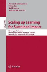 bokomslag Scaling up Learning for Sustained Impact