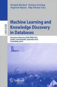 bokomslag Machine Learning and Knowledge Discovery in Databases