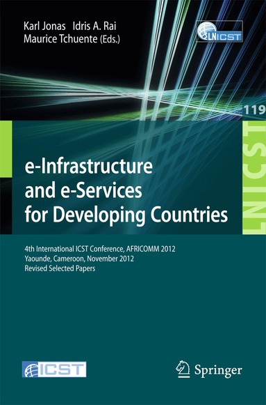 Karl Jonas, Idris A. Rai, Maurice Tchuente - e-Infrastructure and e-Services for Developing Countries, Häftad