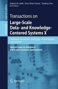 bokomslag Transactions on Large-Scale Data- and Knowledge-Centered Systems X