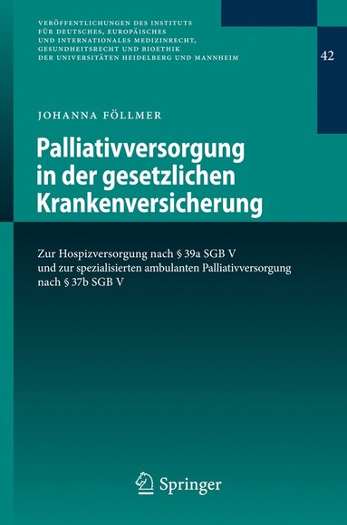 bokomslag Palliativversorgung in der gesetzlichen Krankenversicherung