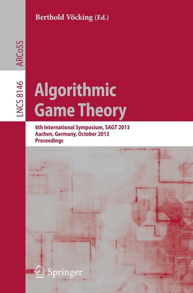 Berthold Vöcking - Algorithmic Game Theory, Häftad