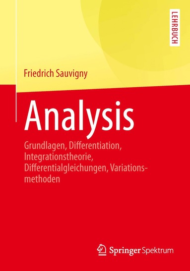 Friedrich Sauvigny - Analysis, Häftad