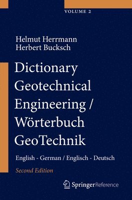 bokomslag Dictionary Geotechnical Engineering/Wrterbuch GeoTechnik