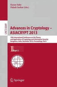 bokomslag Advances in Cryptology - ASIACRYPT 2013