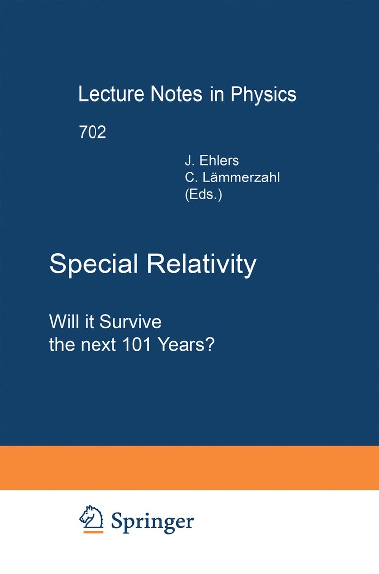 Jürgen Ehlers, Claus Lämmerzahl - Special Relativity, Häftad