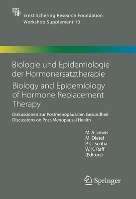 bokomslag Biologie und Epidemiologie der Hormonersatztherapie - Biology and Epidemiology of Hormone Replacement Therapy