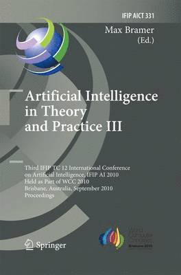 Artificial Intelligence in Theory and Practice III 1