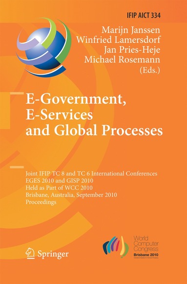 bokomslag E-Government, E-Services and Global Processes