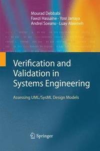 bokomslag Verification and Validation in Systems Engineering