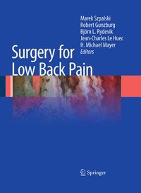 bokomslag Surgery for Low Back Pain
