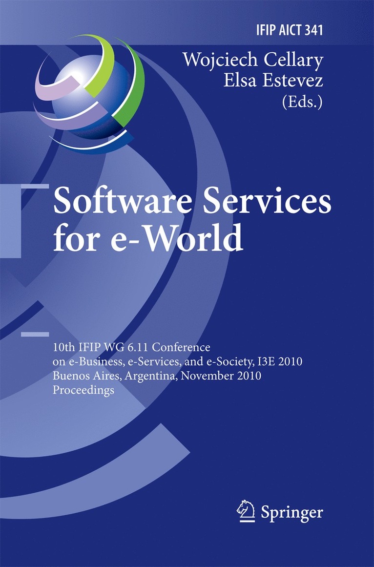 Wojciech Cellary, Elsa Estevez - Software Services for e-World, Häftad