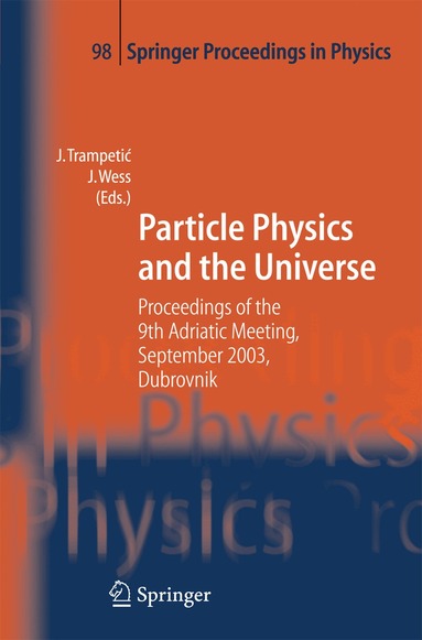 Josip Trampetic, Julius Wess - Particle Physics and the Universe, Häftad