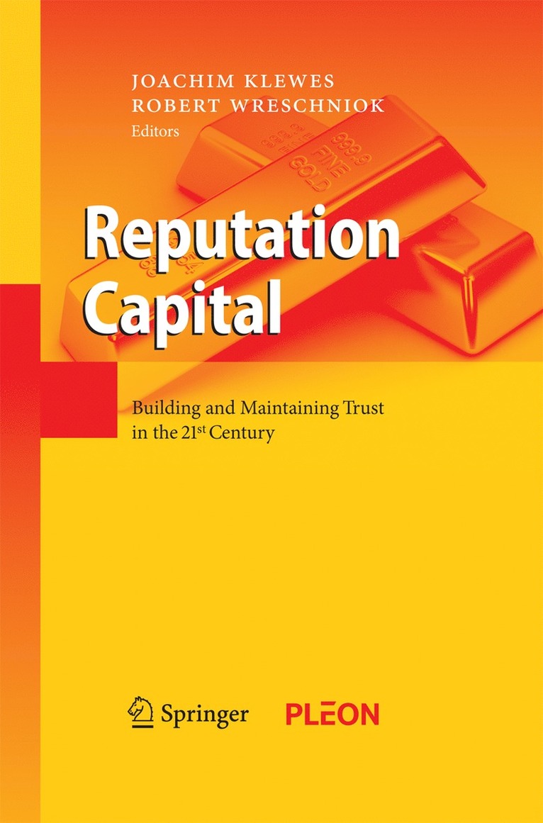 Joachim Klewes, Robert Wreschniok - Reputation Capital, Häftad