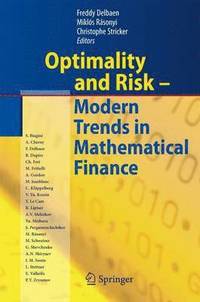 bokomslag Optimality and Risk - Modern Trends in Mathematical Finance