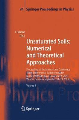 bokomslag Unsaturated Soils: Numerical and Theoretical Approaches