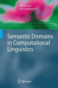 bokomslag Semantic Domains in Computational Linguistics
