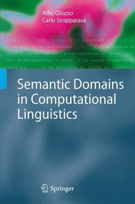 Alfio Gliozzo, Carlo Strapparava - Semantic Domains in Computational Linguistics, Häftad
