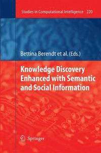 bokomslag Knowledge Discovery Enhanced with Semantic and Social Information