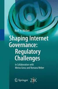 bokomslag Shaping Internet Governance: Regulatory Challenges