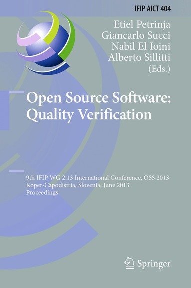 Etiel Petrinja, Giancarlo Succi, Nabil El Ioini, Alberto Sillitti - Open Source Software: Quality Verification, Häftad