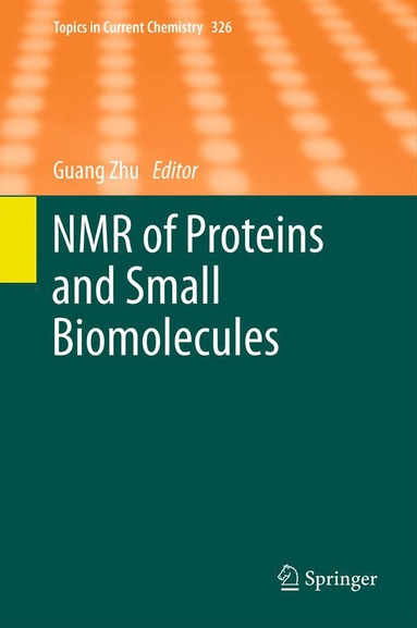 bokomslag NMR of Proteins and Small Biomolecules