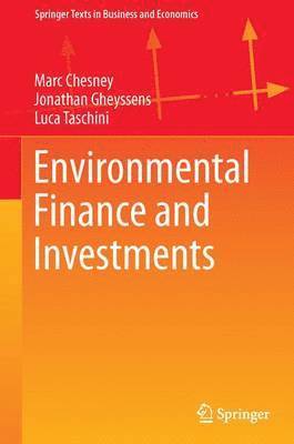 bokomslag Environmental Finance and Investments